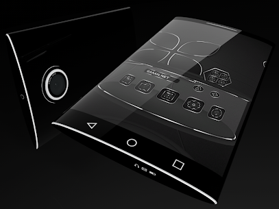 Soft Touch Black theme for Next Launcher For PC 4