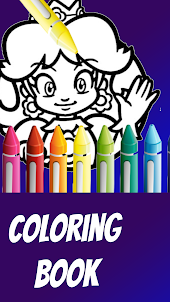 Princess Daisy Coloring Book