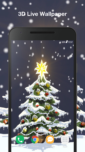Android application Christmas Live Wallpaper screenshort