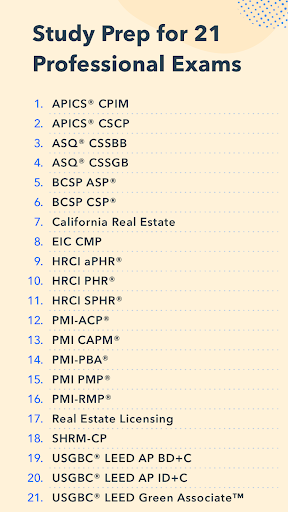Screenshot of Pocket Prep Professional