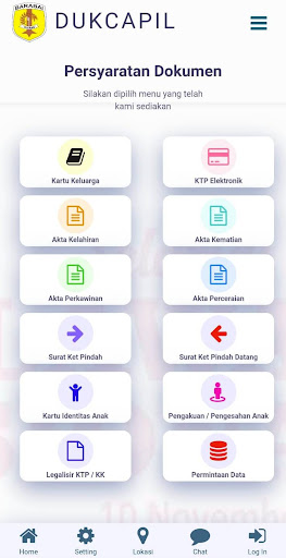 Dukcapil HST Mobile Screen 3