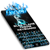 Blue Flame Keyboard icon
