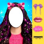 Cover Image of Unduh Girls Hairstyles -Hair changer  APK