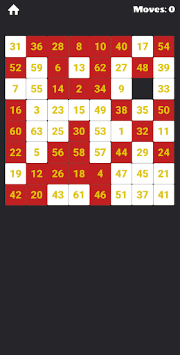 Slide puzzle 15 Screen 3