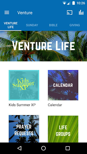 Android application Venture Church Beaumont, CA screenshort