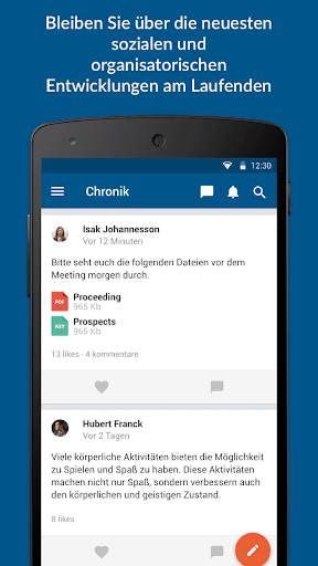 Android application myGNR screenshort