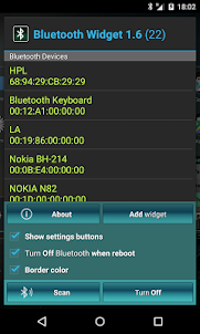 Bluetooth On/Off Widget