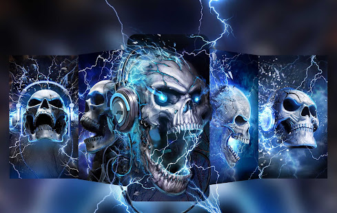 Electric Skull Live Wallpaper for PC / Mac / Windows  - Free Download  