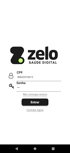 Android application Zelo Saúde - Telemedicina screenshort