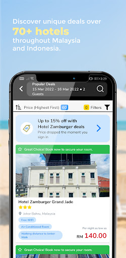 Hotel Zamburger Screen 3