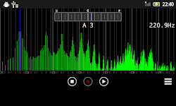 screenshot of Audio Spectrum Monitor