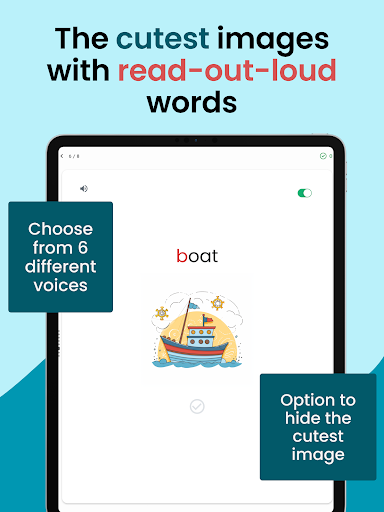 Screenshot of Phonics for Kids