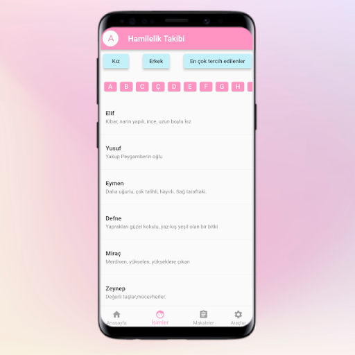 Pregnancy Tracking Screen 3