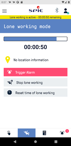 SPIE Alert Screen 3