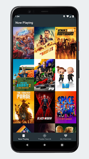 Android application Cinema Now screenshort