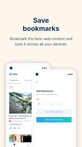 rubra - Bookmark Manager Screen 2