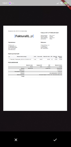 FakturaXL OCR Screen 3