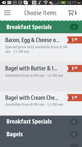 Liberty Bagels Screen 3