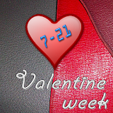 Valentine week live wallpaper icon