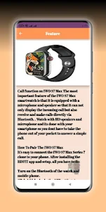 GS7 pro max Smartwatch Guide