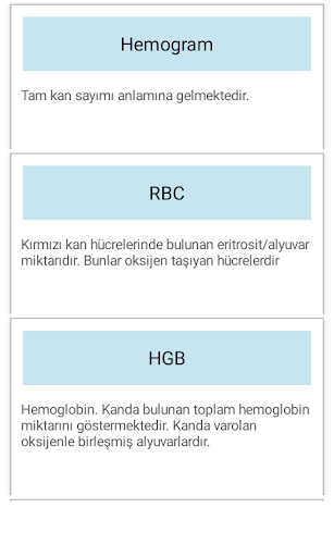 Tahlil Kısaltmaları Screen 2