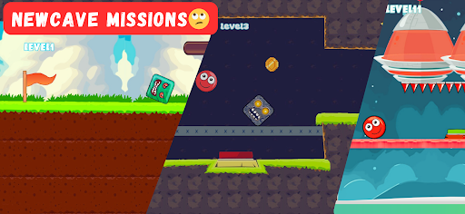 Ball 4 - Red Hero Bounce ball Screen 2