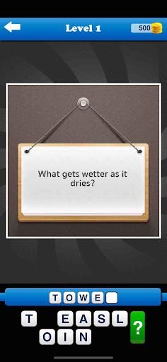 Android application Guess the Riddle: Brain Quiz screenshort