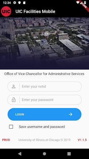 Android application UIC FMMobile screenshort