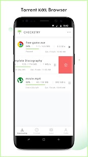 Checketry: Manage files and downloads Screenshot