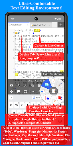 Wrix - Ultra Text Editor Screen 2