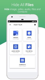 Dialer Vault – VaultDroid Hide Photo Video OS 10 3