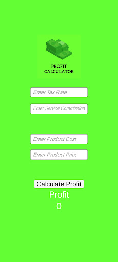 Profit Calculator Screen 2