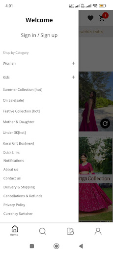 Radheys Boutique Screen 2