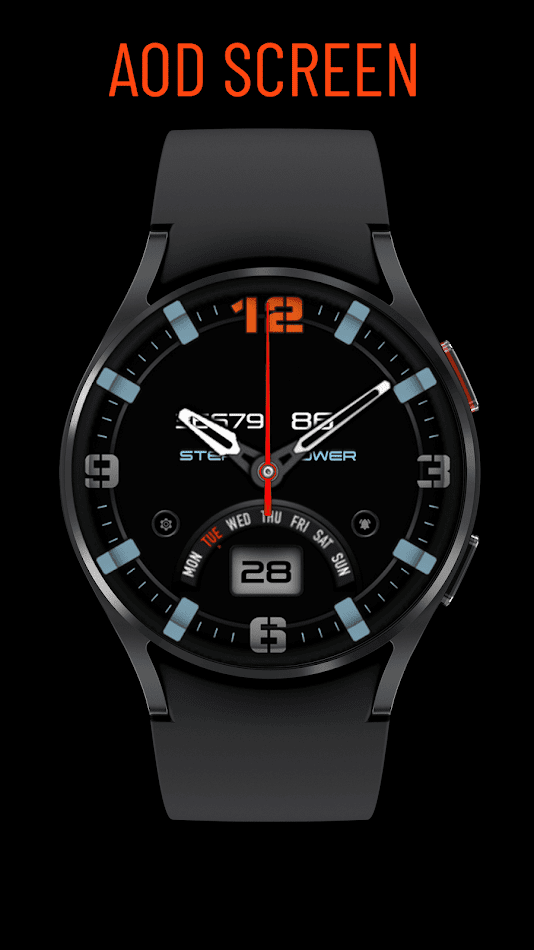 #8. Pars Almina Analog Watch Face (Android) By: Pars Watch Faces