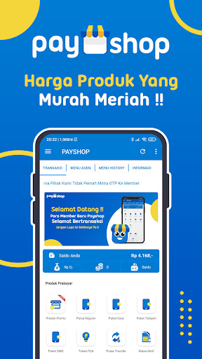Payshop - Agen Pulsa Murah Screen 2