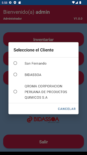Bidassoa Inventarios Screen 2
