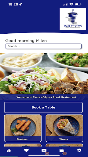Android application Taste of Gyros, East Sheen screenshort