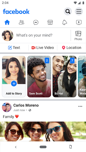 Facebook Lite screenshot 1