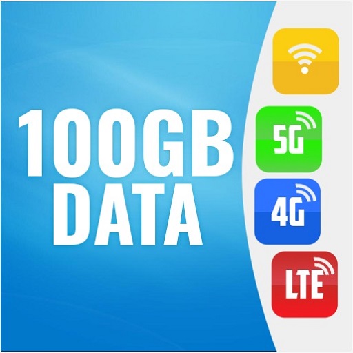 100 GB Data Internet 3G 4G 5G 1.0.0 Icon