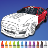 Cars Color By Number icon