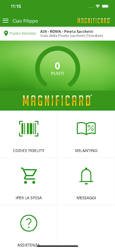 Android application Magnificard screenshort