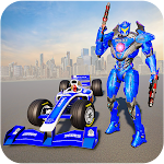 Cover Image of 下载 Formula Car Robot Police Game  APK