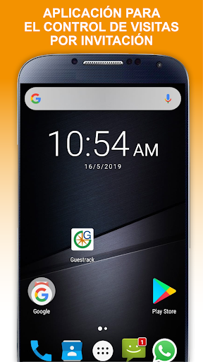 Android application GUESTRACK screenshort