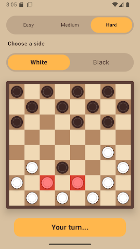 Checkers with AI