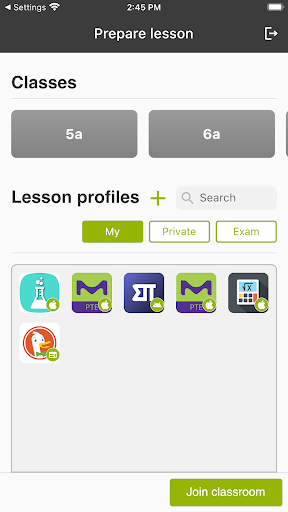 Relution Teacher Screen 2