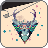 Hipster Deer Wallpaper icon