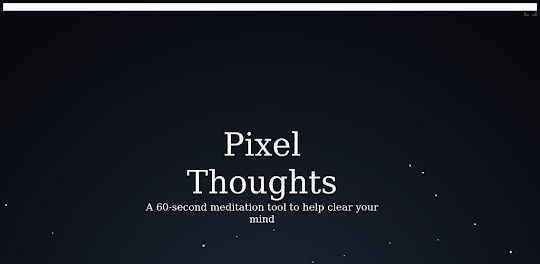 Pensamentos sobre pixels