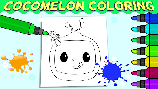 Cocomelon 3: Coloring Book