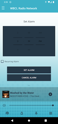 Android application WBCL Radio screenshort
