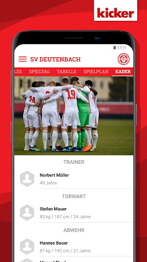 SpV-App Screen 2